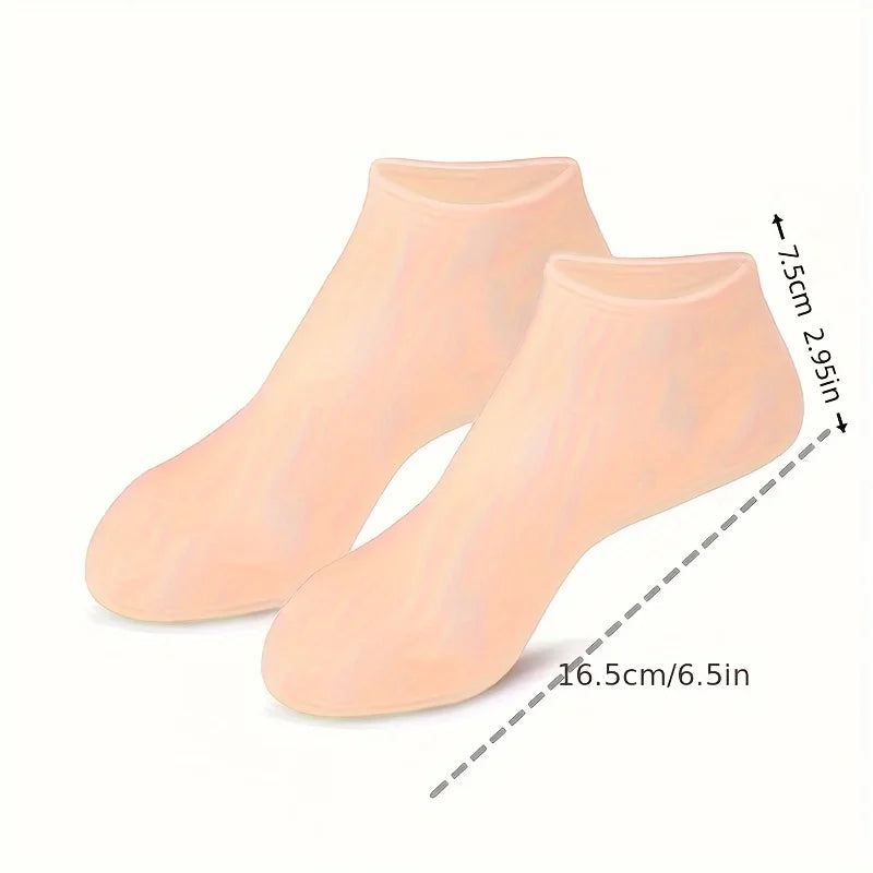 Calcetines Hidratantes de Silicona 2 Unidades