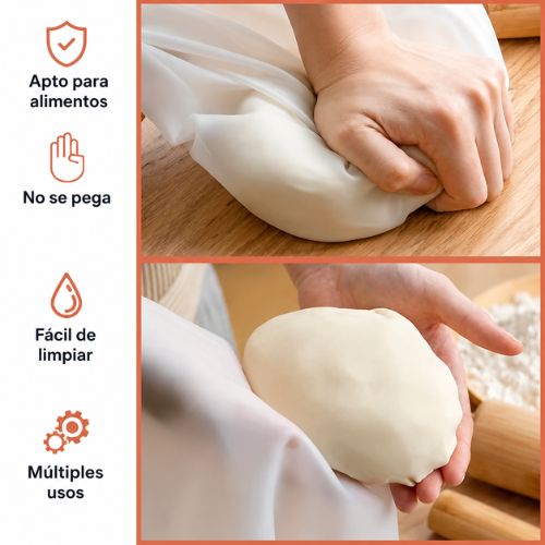 Bolsa de Silicona Reutilizable para Amasar Masa