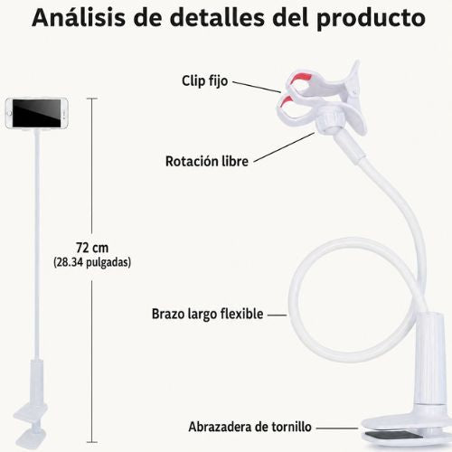 Soporte Flexible para Celular con Brazo Largo