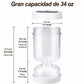 Frasco Escurridor para Aceitunas y Pepinillos