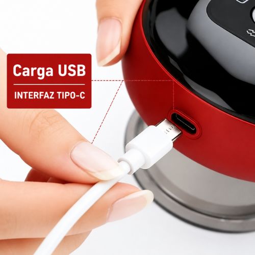 Ventosa Eléctrica Recargable para Masaje