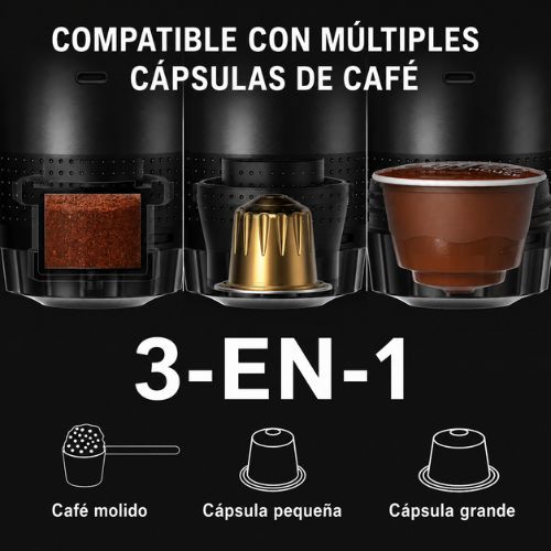 Cafetera Espresso Portátil Inalámbrica para Auto y Viaje