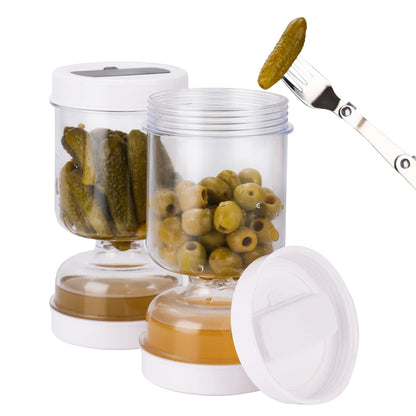 Frasco Escurridor para Aceitunas y Pepinillos