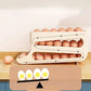 Organizador de Huevos para Refrigerador con Auto-Rotación