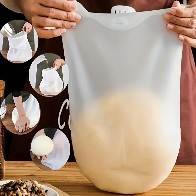 Bolsa de Silicona Reutilizable para Amasar Masa