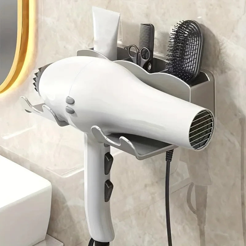 Soporte Adhesivo de Pared para Secador de Cabello