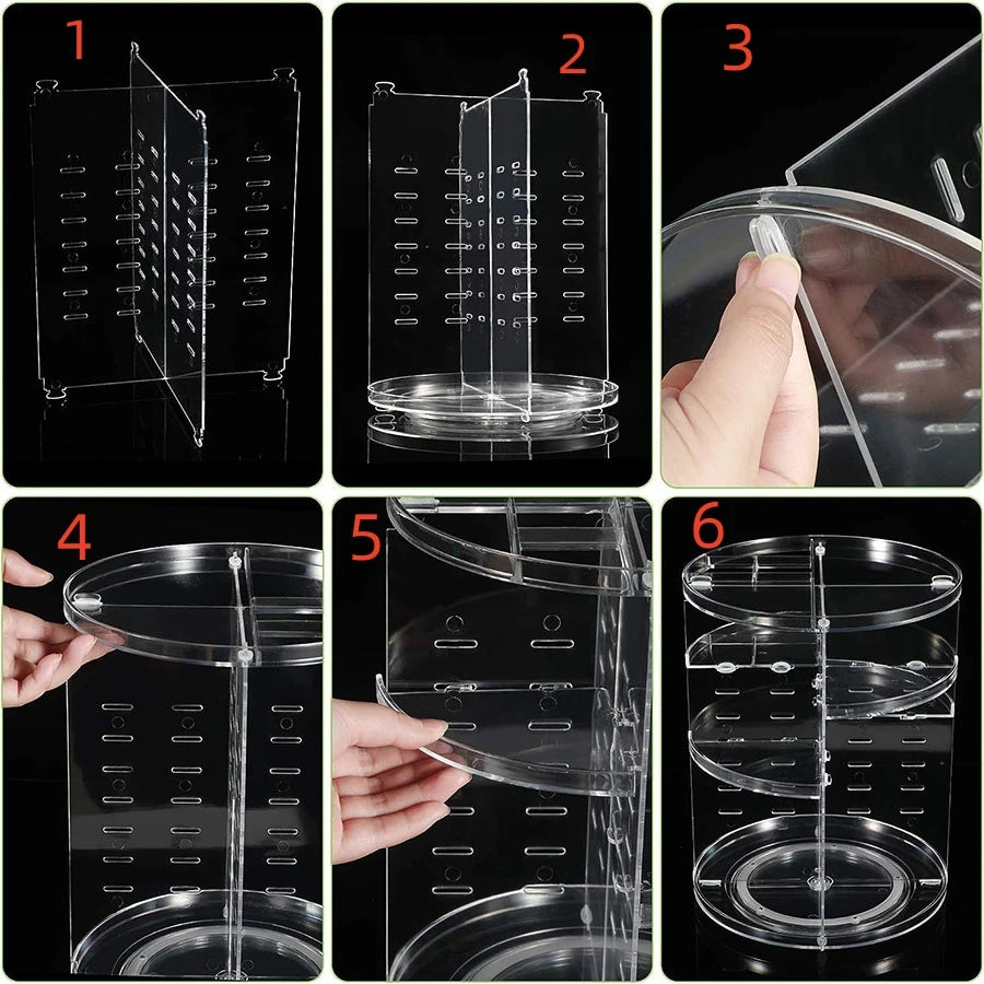 Organizador Giratorio de Cosméticos 360°
