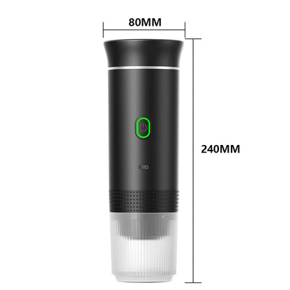 Cafetera Espresso Portátil Inalámbrica para Auto y Viaje